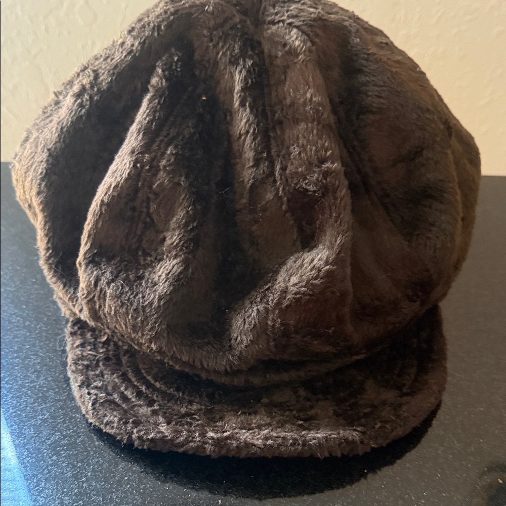 Brown Faux Fur Hat